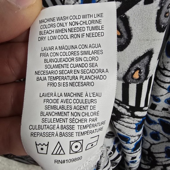 Melissa McCarthy‎ Seven7 Top Womens 2X Butterfly Lightweight Long Sleeve Flowy - Picture 9 of 14